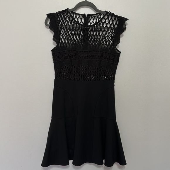 Gianni Bini Carmen Lattice Fit & Flare Dress Size XS - Picture 3 of 10